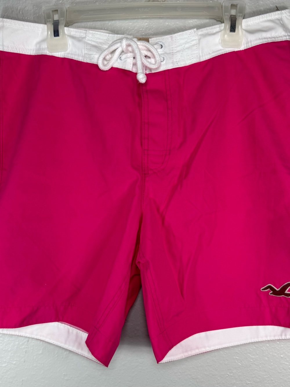 Hollister Men’s Pink Swim Trunks Size XL Board Shorts Summer River Beach Pool